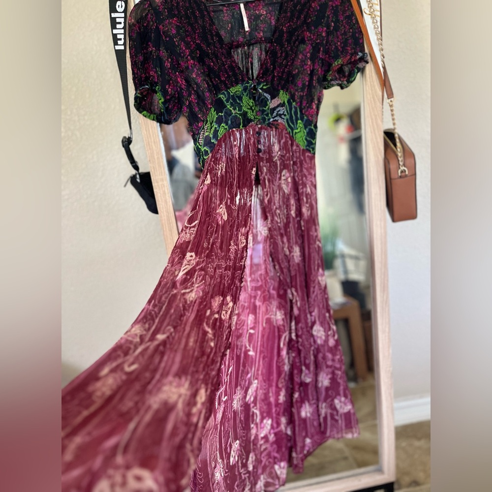 Free People Bohemian Floral Dress - Picture 2 of 7